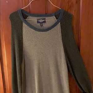 Blue and grey sweater from American eagle